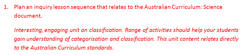 lesson sequence feedback